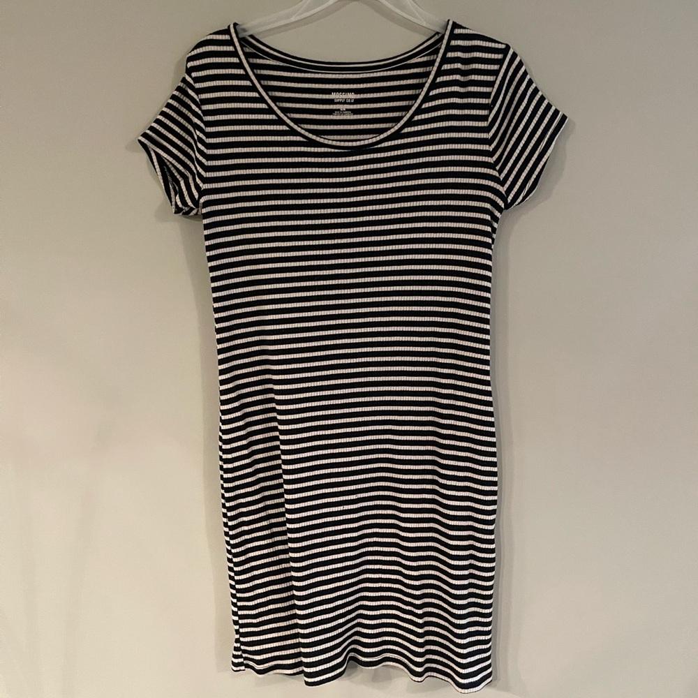 Striped tshirt dress